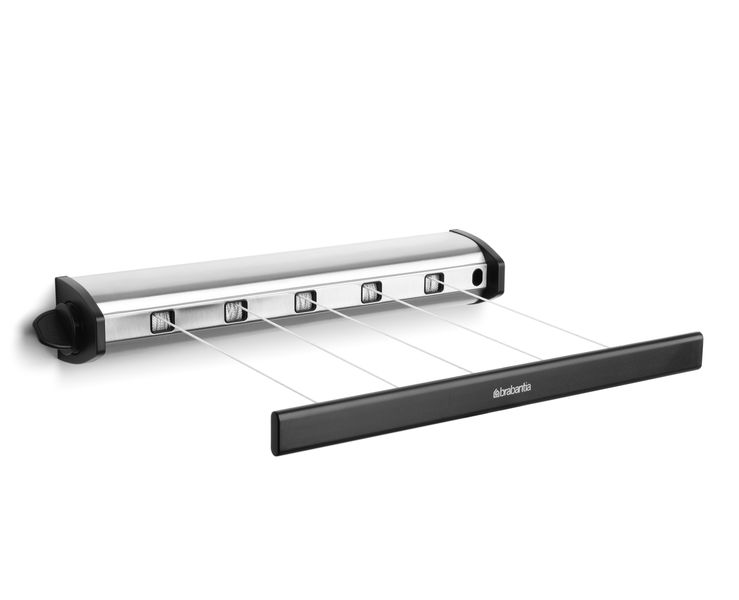 Brabantia Herausziehbare Wäscheleinen stainless steel