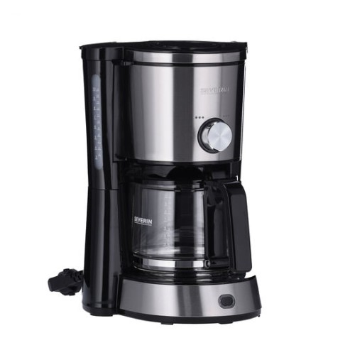 Severin Filterkaffeemaschine "TYPE Switch", ca. 1000 W, bis 10 Tassen, AromaSwitch, beidseitige Wasserstandsanzeige, automatische