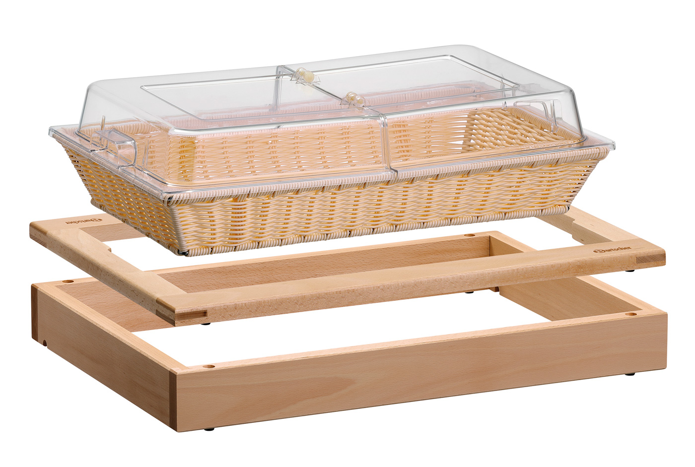 Bartscher Abschlussrahmen Buffet-System | Modul-Art: Abschlussrahmen ,Standard | Maße: 58 x 40,5 x 24 cm. Gewicht: 1,2 kg