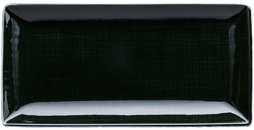 Mesh Colours Forest (Dunkelgrün) von Rosenthal, Schale 20x10 cm, aus Porzellan