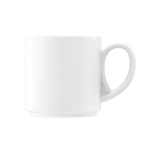 Seltmann Becher mit Henkel 0,28 l, rund, Form: Community, weiss, hohe Kantenschlagfestigkeit, Made in Germany