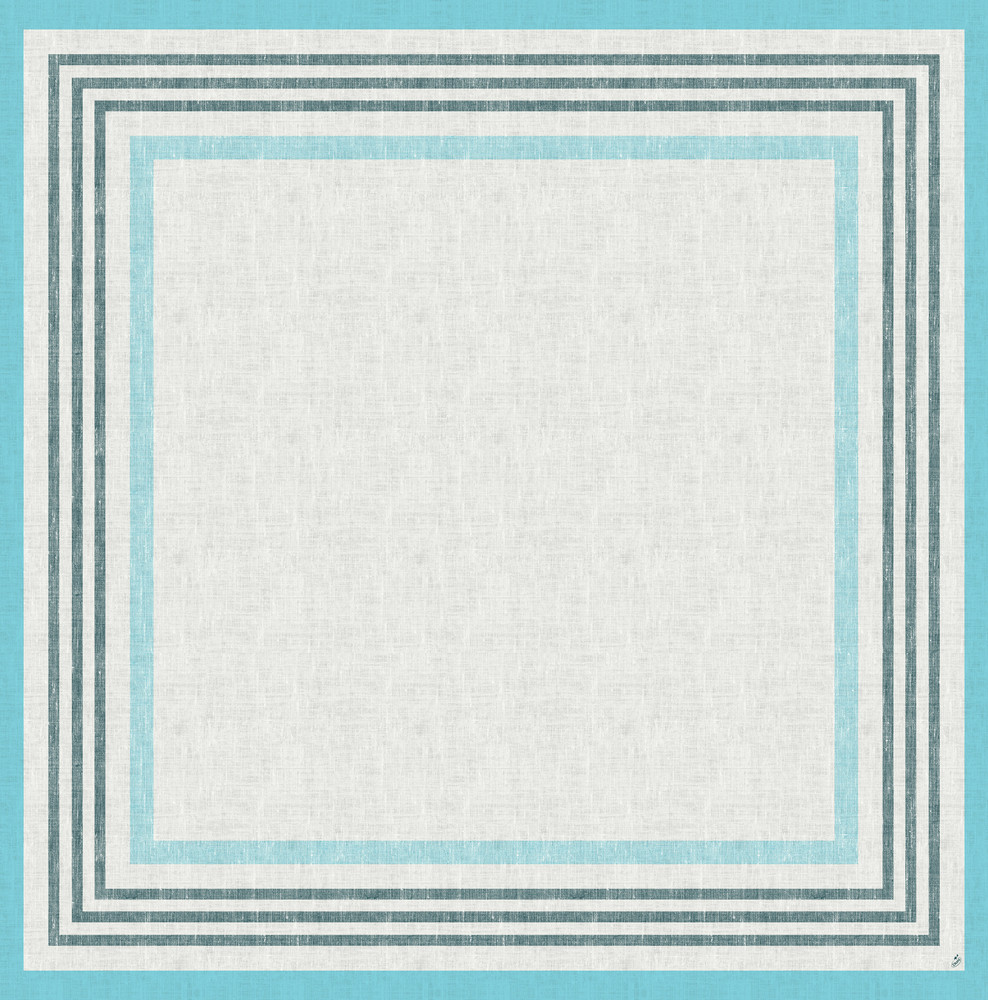 DUNI Dunicel-Mitteldecken 84 x 84 cm, Raya blue