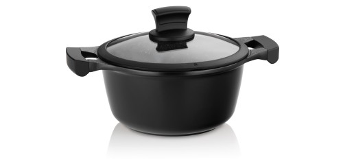 KELA Kochtopf Stella Nova Aluminium schwarz 10,5cm 20,0cmØ 2,2l