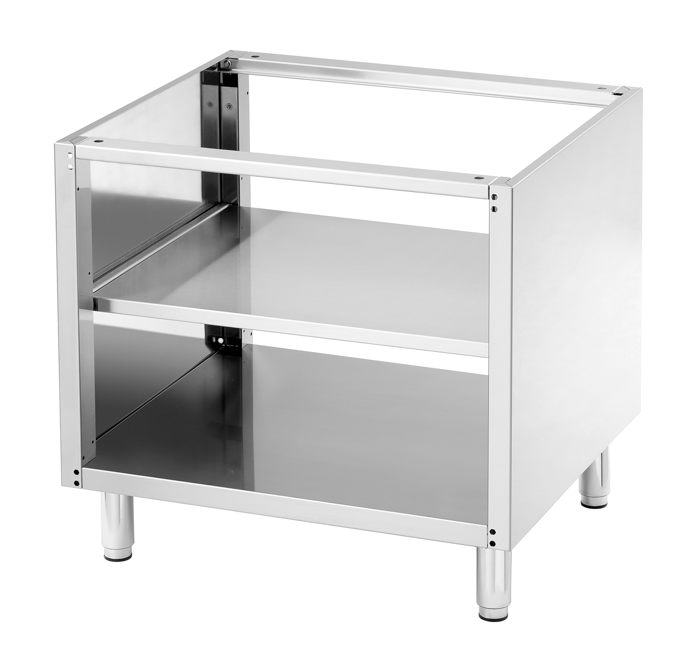 Bartscher Unterbau offen, 600, B800, ZB, CNS |Serie: 600 | Maße: 80 x 55 x 58,0 cm. Gewicht: 19kg