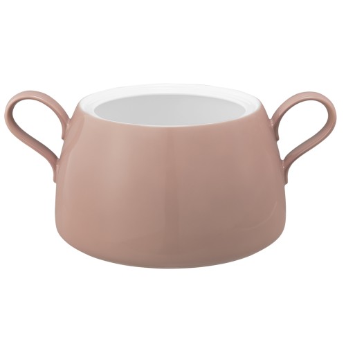 Seltmann Unterteil zur Schüssel mit Deckel, rund, Form: Life, Dekor: 25673 Fashion posh rose, hohe Kantenschlagfestigkeit, Made in Germany