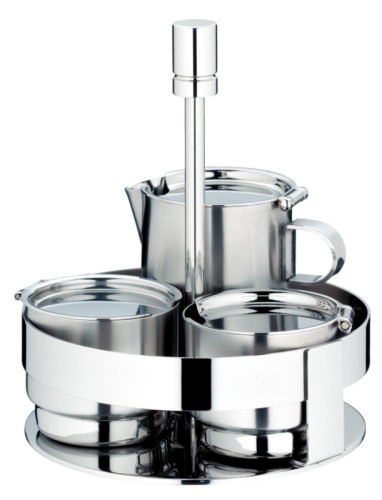 WMF Menage 2x Zucker/Sahne PURE | Maße: 17 x 14,5 x 14,5 cm