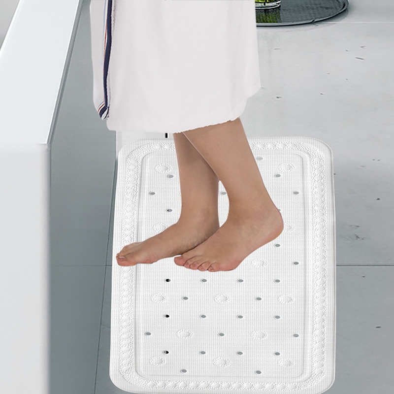 KELA Badewanneneinlage Kreta weiß