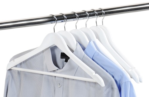 Kesper Formkleiderbügel, 6er Pack, FSC, weiß