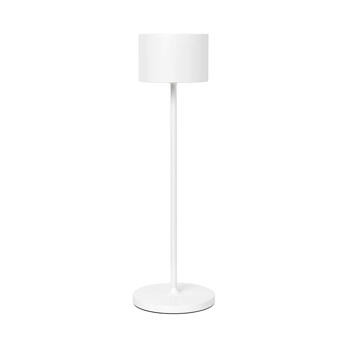 Mobile LED-Leuchte -FAROL- White, Ø 11 cm. Material: Aluminium matt pulverbeschichtet. Von Blomus.