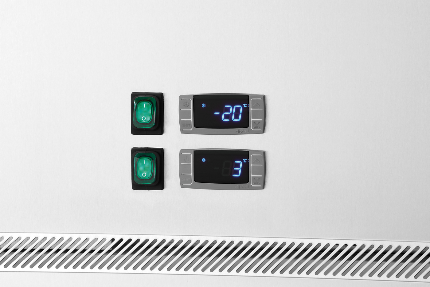 Bartscher Kühl-/Gefrierkombination 484L GN210 |Maße Zwischenablagen: B 525 x T 640 mm | Maße: 66x 83,5 x 203,5 cm. Gewicht: 132 kg