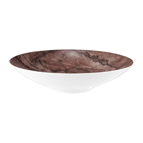 Seltmann Coupschale 23 cm M5381, rund, Form: Coup Fine Dining, Dekor: 57654 Oak, hohe Kantenschlagfestigkeit, Made in Germany