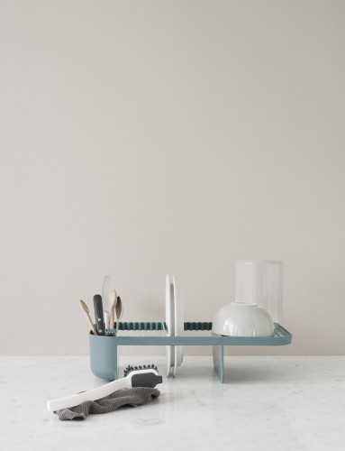 SINK-CADDY Spülbürste grau, Maße: 95 x 35 x 180 mm