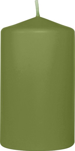 DUNI Stumpenkerzen, ca. 40h 130 x 60 mm, leaf green