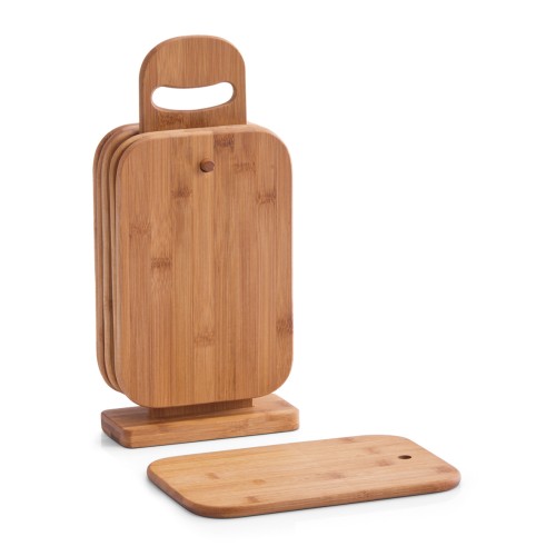 Zeller Brettchenständer, 7-tlg., Bamboo