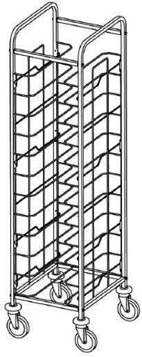 ETERNASOLID® Tablettwagen 12 Universal