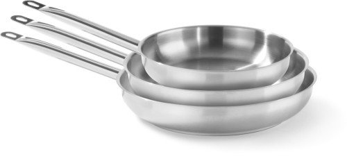 HENDI Bratpfanne - ohne Deckel - Ø240x(H)45 mm 0,7 mm Wandstärke