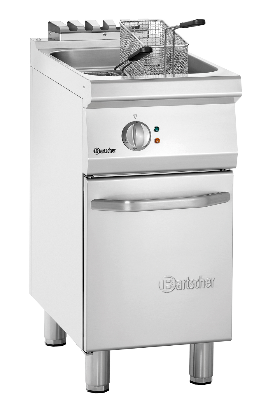 Bartscher Fritteuse 700, B400, 15L |Unterbau-Art: Flügeltür | Maße: 40 x 70 x 85,0 cm.Gewicht: 39,6 kg