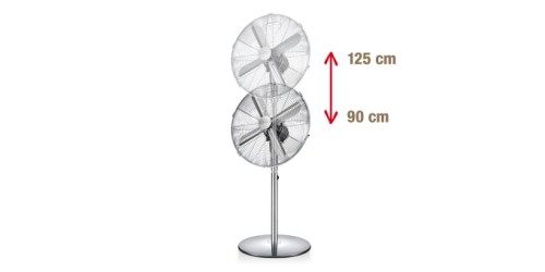 Tescoma Standventilator FANCY HOME Durchmesser 40 cm, verchromt