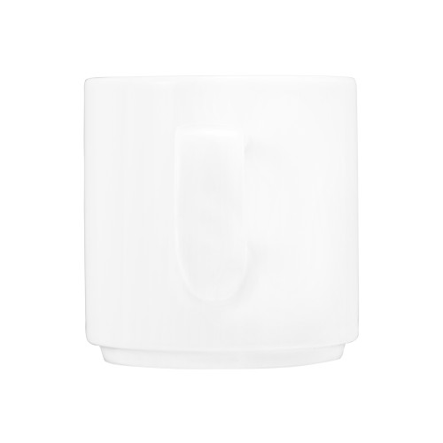 Seltmann Becher mit Henkel 0,28 l, rund, Form: Good Mood, weiss, hohe Kantenschlagfestigkeit, Made in Germany