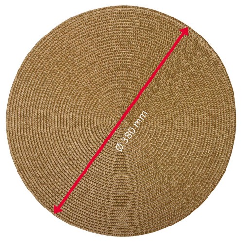 Westmark Tischset »Circle«, rund Ø 38 cm, hellbraun