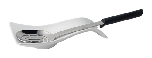 Schale -SMALL WAVE- 26 x 13 cm, H: 4,5 cm Melamin, weiß mit rutschfestem Boden auch als Besteck-Ablage einsetzbar