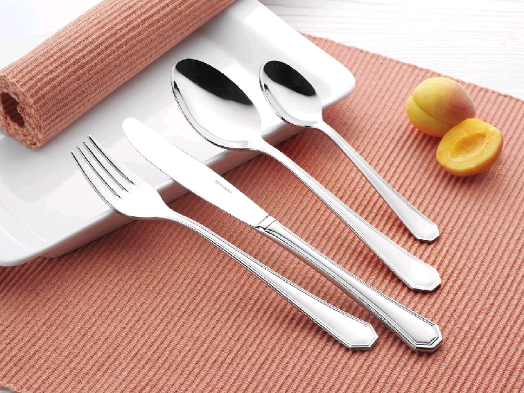 Kuchengabel MODENA, Edelstahl 18/10, poliert Länge: 14,8 cm.