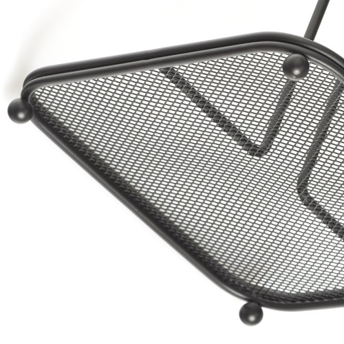 Küchenrollenhalter, Metall, schwarz. Länge: 163 mm. Breite: 163 mm. Höhe: 318 mm