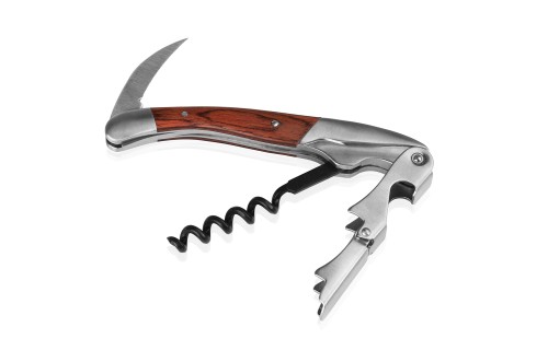 Kellnermesser. mit Holzgriff.