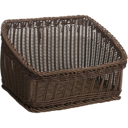 Westmark Präsentationskorb eckig, 40 x 40 x 16/27 cm, braun