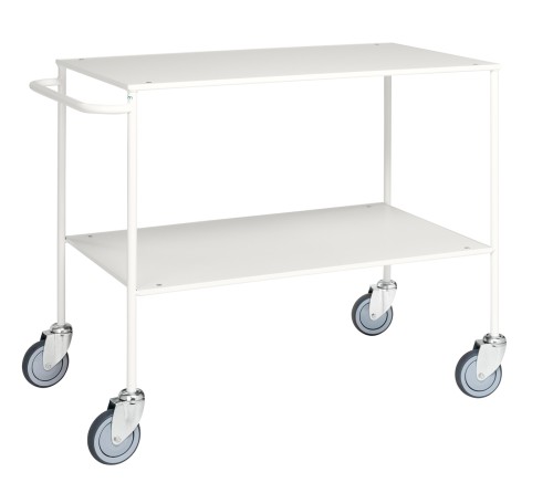 Transportwagen mit 2 Böden (verschweißt und robust) - Maße: 100 x 58 x 85 cm - Gewicht: 18,5 kg - Belastungsgewicht: 150 kg