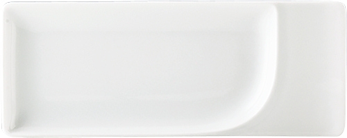 Schönwald Fine Dining Platte rechteckig Fahne, Nenngröße: 20, Ø 198x79mm