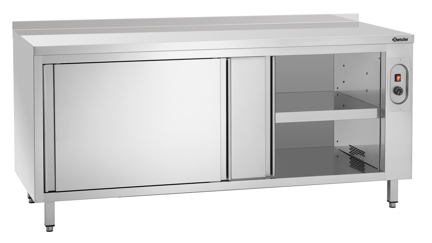 Bartscher Wärmeschrank 700, B1800, MA | TiefeInnen: 620 mm | Maße: 180 x 70 x 85,0 cm. Gewicht:104,6 kg