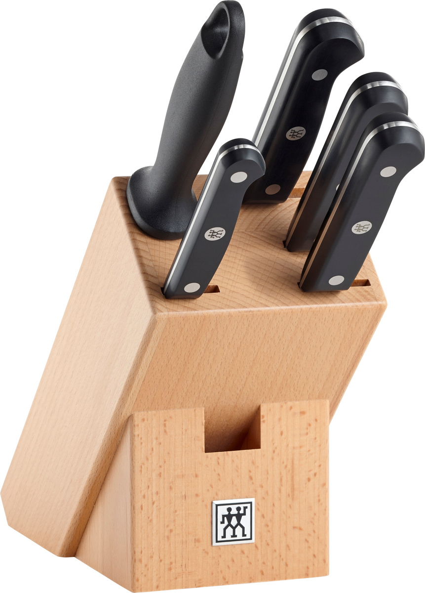 Messerblockset, 6-tlg, no-color, Beige, Serie: Gourmet. Marke: ZWILLING