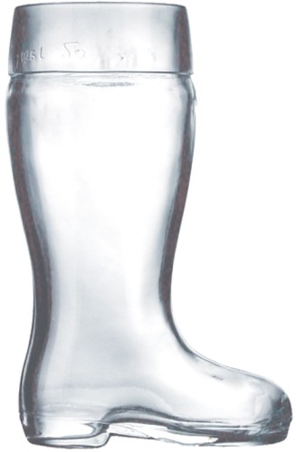Bierstiefel Preßglas 30,8cl 0,25l /-/ Stölzle-Oberglas