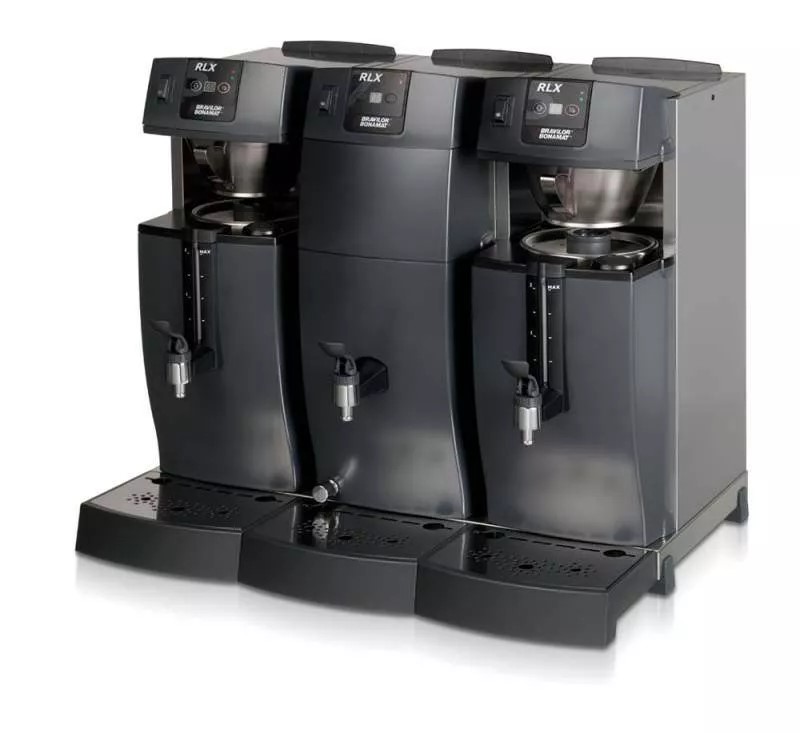 Bonamat Kaffeeautomat RLX 575 400V 2 Brühsystemen, Heißwasserzapfhahn Maße: 705x509x611 mm