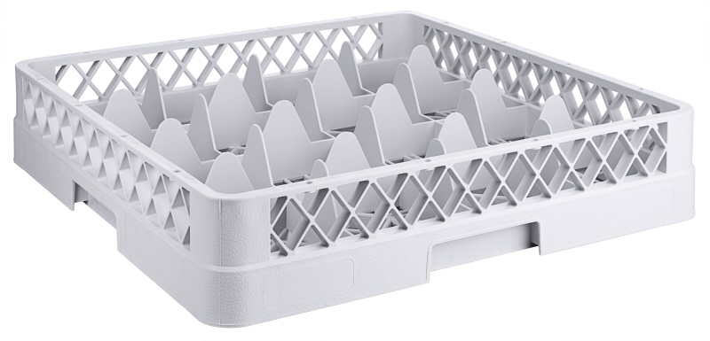 Gläserspülkorb, 16 Fächer