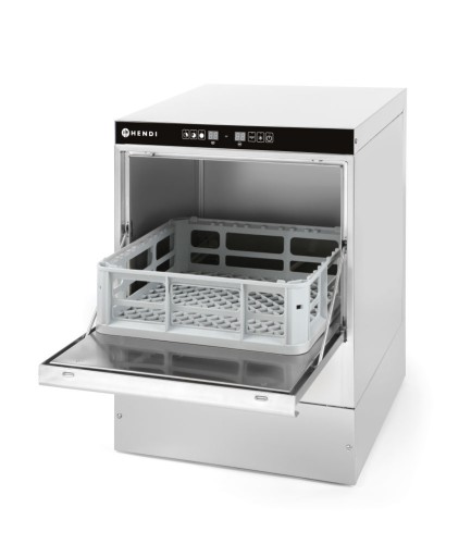 Geschirrspüler 40x40 - elektronische Steuerung, HENDI, 470x470x(H)710mm