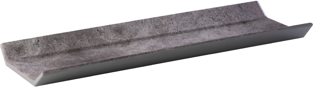 GN 2/4 Tablett -ELEMENT- 53 x 16,2 cm, H: 3,5 cm Melamin Fabe: Betonoptik spülmaschinengeeignet stapelbar nicht