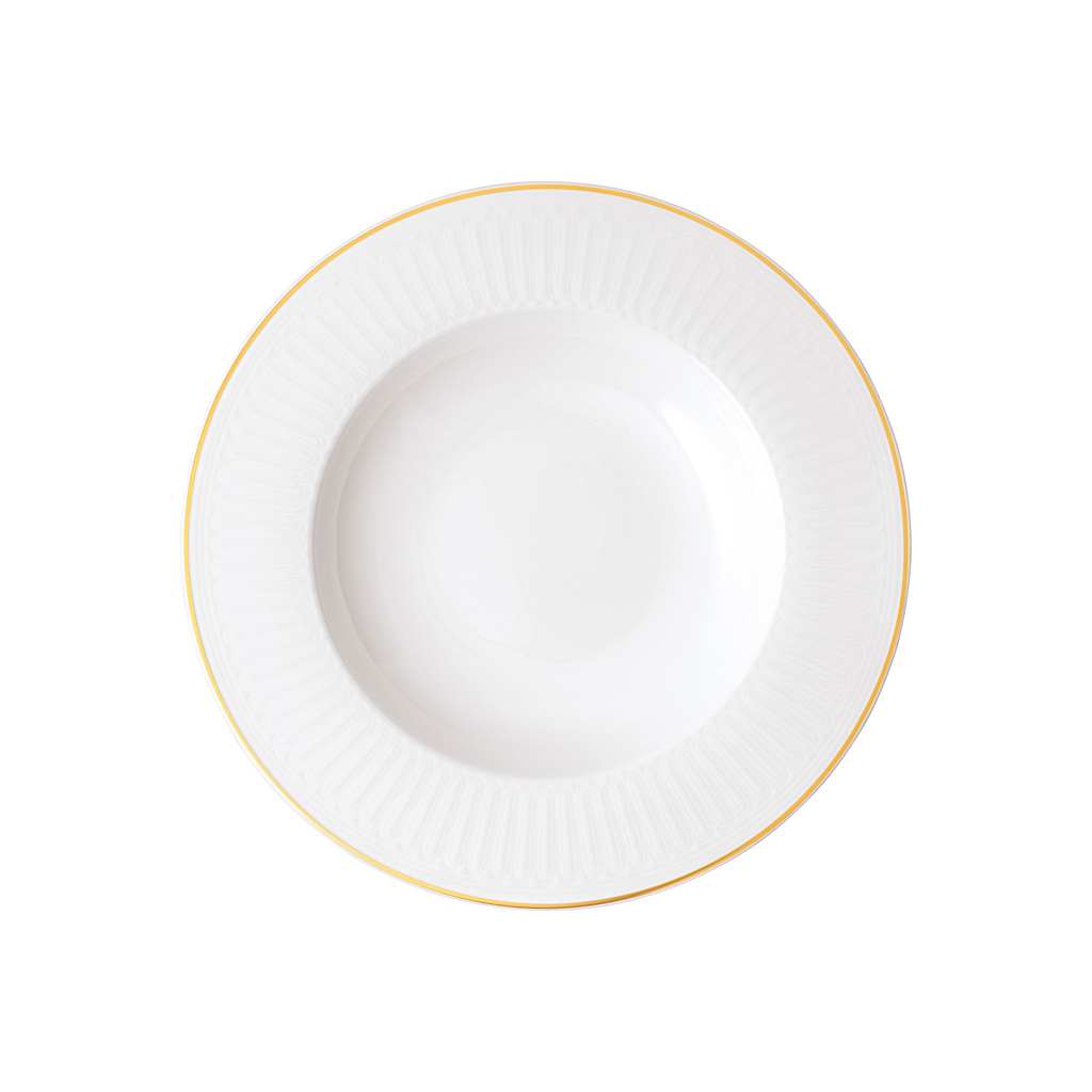 Villeroy und Boch Teller tief - Maße: 24,5 x 24,5 x 3,5 cm / Inh.: 245 L / Ser.: Château Septfontaines