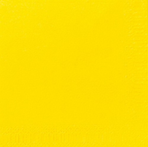 DUNI Zellt.-Serv.24x24 3lg. 1/4 gelb 250P. 250 Stück