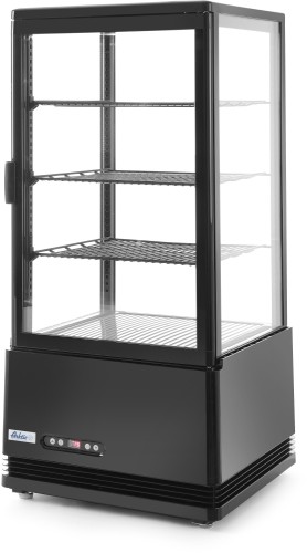 HENDI Aufsatz Kühlitrine 78 Liter - 230 V - 170 W - 452x406x(H)966 mm