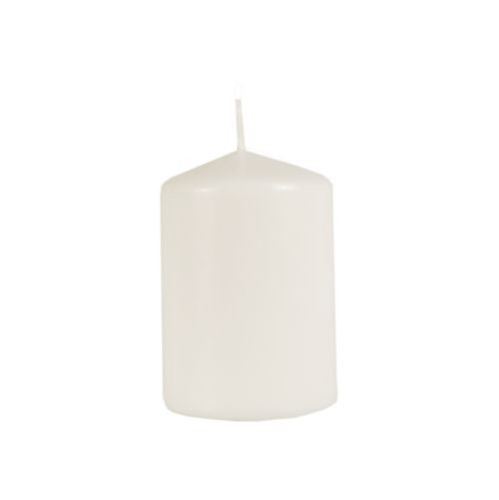 Stumpenkerze Ø 59 mm · 90 mm weiss von PAPSTAR