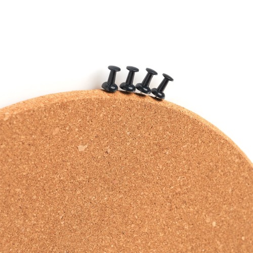 Pinboard, rund, Kork. Ø: 300 mm. Höhe: 10 mm.