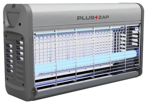 NEUMÄRKER Insektenvernichter PlusZap 30 mit Stromgitter, Gehäuse Aluminium 514x130x262 mm
