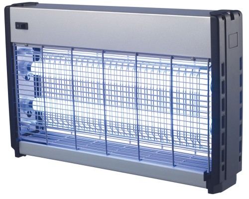 Insektenvernichter. Aluminium eloxiert/ABS Seitenteile. zum Aufstellen oder Aufhängen,