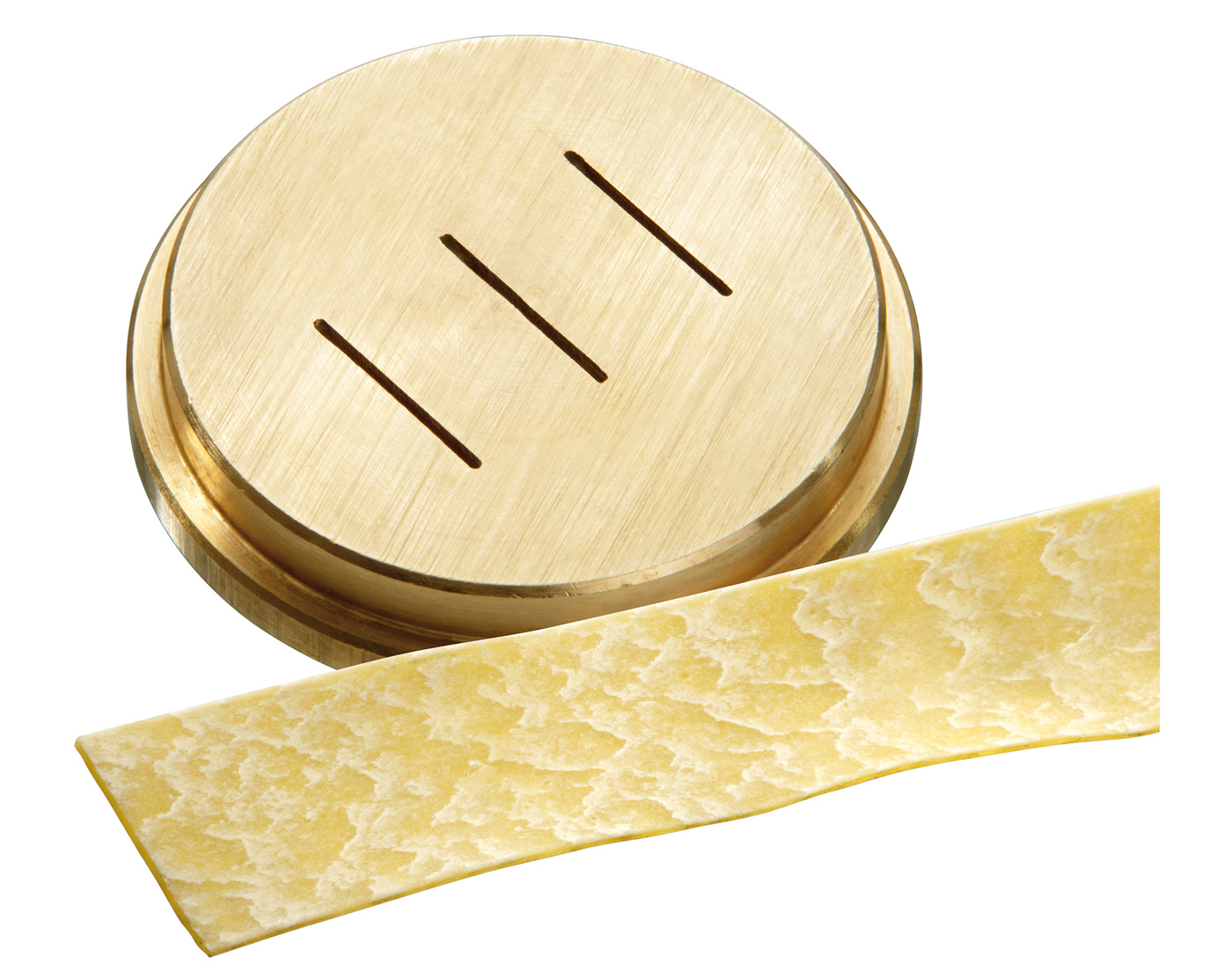 Bartscher Pasta Matrize für Pappardelle 16mm | Pasta-Größe: 16 mm | Maße: 5,5 x 5,5 x 10 cm. Gewicht: 0,16 kg