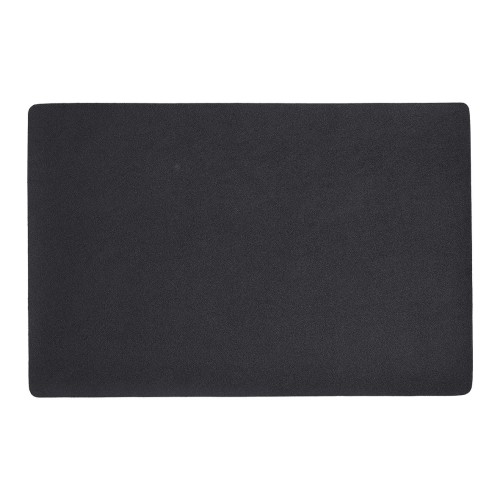 Platzset, Kunstleder, schwarz.