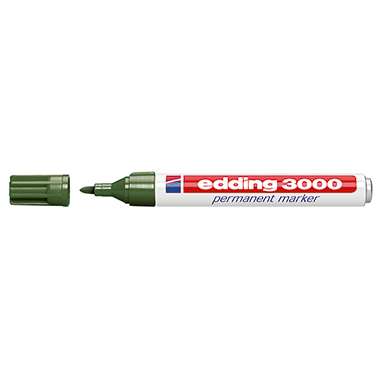edding Permanentmarker 3000 1,5-3mm olivgrün