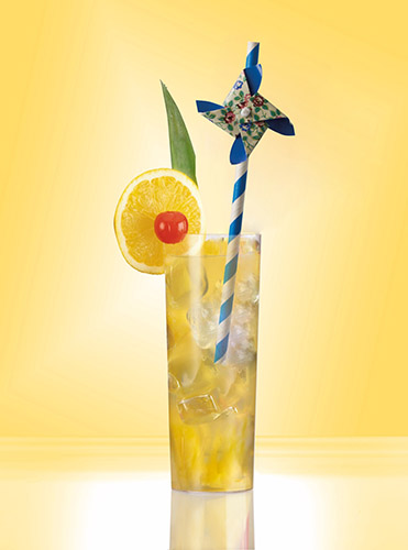 50 Trinkhalme, Papier Ø 6 mm · 20 cm farbig sortiert "Windmill" von PAPSTAR