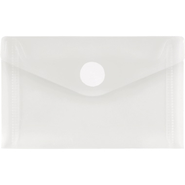 FolderSys Visitenkartentasche 10,5 x 6,5 cm (B x H) oben offen nicht selbstklebend Polypropylen transparent